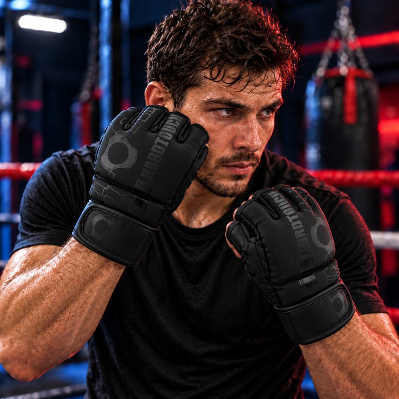 Yarım Barmaqlı MMA Əlcəyi